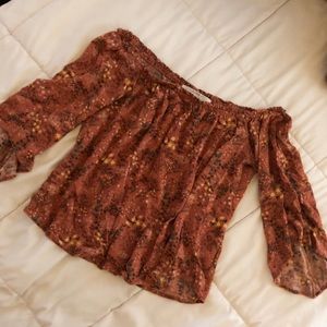 off the shoulder blouse